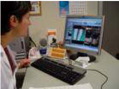 Retrieving images within a second makes the work of dermatologist Dr Rosa Taberner Ferrer much more efficient.