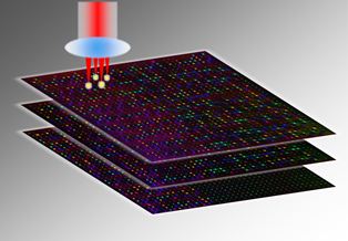 Drawing showing the 5D data storage