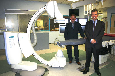 The new Siemens cardiac CT scanner at the Royal Brompton Hospital, London