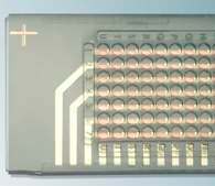 Part of the Bioident nanotiter plate