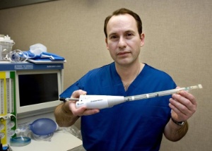 The endoscope used to preform the operation. (Photo: Business Wire)